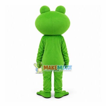 Funny Frog With Eyes Showing Love Mascot Costume