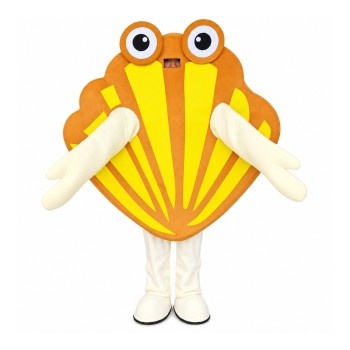 Beautiful Beach Shell Cartoon Mascot Costume