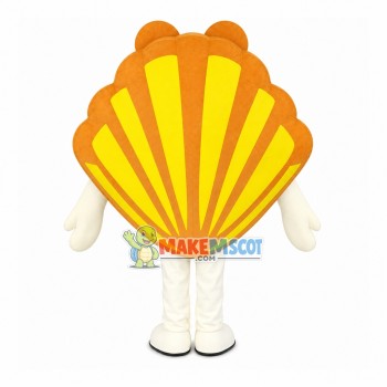 Beautiful Beach Shell Cartoon Mascot Costume Beautiful Beach Shell Cartoon Mascot Costume