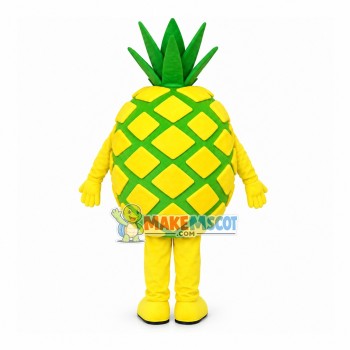 Pineapple With Uneven Surface Mascot Costume Pineapple With Uneven Surface Mascot Costume