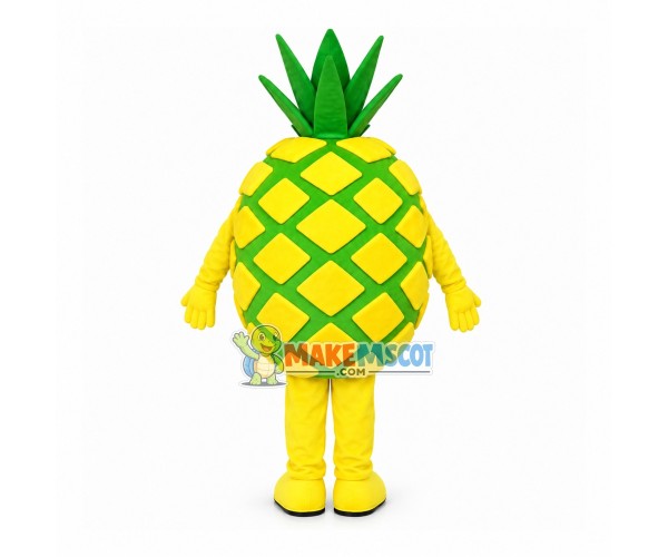 Pineapple With Uneven Surface Mascot Costume Pineapple With Uneven Surface Mascot Costume