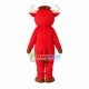 The Exuberant Cattle Cartoon Mascot Costume The Exuberant Cattle Cartoon Mascot Costume