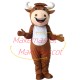 The Exuberant Cattle Cartoon Mascot Costume The Exuberant Cattle Cartoon Mascot Costume