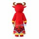 God of Wealth Cattle Cartoon Mascot Costume God of Wealth Cattle Cartoon Mascot Costume