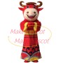 God of Wealth Cattle Cartoon Mascot Costume