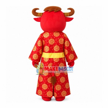 Auspicious Cattle Mascot Costume For New Year Party Auspicious Cattle Mascot Costume For New Year Party