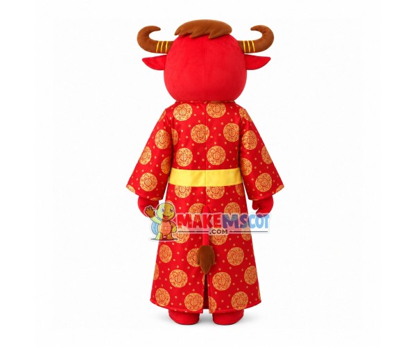 Auspicious Cattle Mascot Costume For New Year Party Auspicious Cattle Mascot Costume For New Year Party