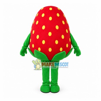 Splendid Cartoon Strawberry Sister Mascot Costume