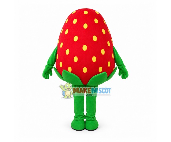 Splendid Cartoon Strawberry Sister Mascot Costume
