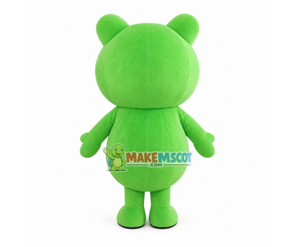 Chirping Pocket Frog Mascot Cartoon Costume Chirping Pocket Frog Mascot Cartoon Costume
