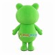 Chirping Pocket Frog Mascot Cartoon Costume Chirping Pocket Frog Mascot Cartoon Costume