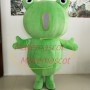 Chirping Pocket Frog Mascot Cartoon Costume