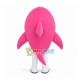 The Pink Fat Head Shark Mascot Costume The Pink Fat Head Shark Mascot Costume