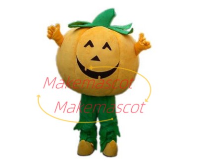 Happy Smiling Pumpkin Doll Mascot Costume Happy Smiling Pumpkin Doll Mascot Costume