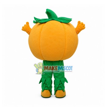 Happy Smiling Pumpkin Doll Mascot Costume Happy Smiling Pumpkin Doll Mascot Costume