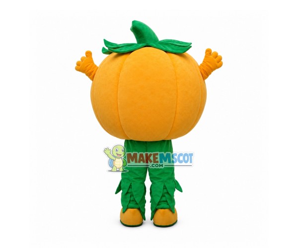 Happy Smiling Pumpkin Doll Mascot Costume Happy Smiling Pumpkin Doll Mascot Costume