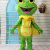 The Leader Frog With Cloak Mascot Costume