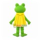 The Leader Frog With Cloak Mascot Costume The Leader Frog With Cloak Mascot Costume