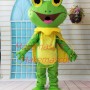 The Leader Frog With Cloak Mascot Costume