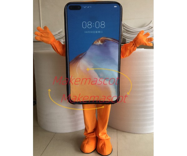 Android Phone In Boot State Mascot Costume Android Phone In Boot State Mascot Costume
