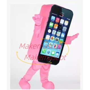 Walking Style iPhone Mascot Costume for Adult