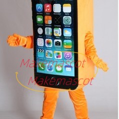 Walking Style iPhone Mascot Costume for Adult