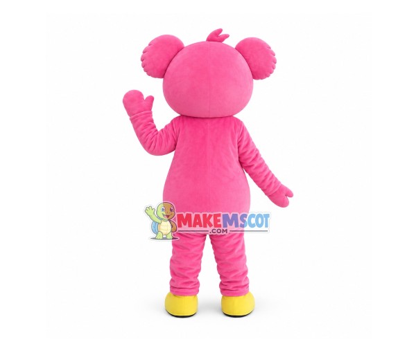 Customized Lively Pink Koala Mascot Costume Customized Lively Pink Koala Mascot Costume