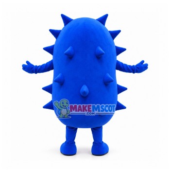 Cartoon Bacteria With Raised Surface Mascot Costume Cartoon Bacteria With Raised Surface Mascot Costume