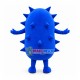 Cartoon Bacteria With Raised Surface Mascot Costume