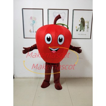 Red Apple of The Exhibition Mascot Costume