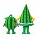 Piece of Yellow Watermelon Cartoon Mascot Costume