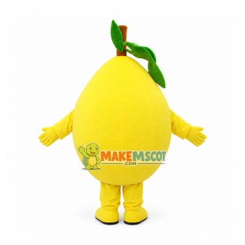 Customized Cartoon Smiley Lemon Mascot Costume Customized Cartoon Smiley Lemon Mascot Costume