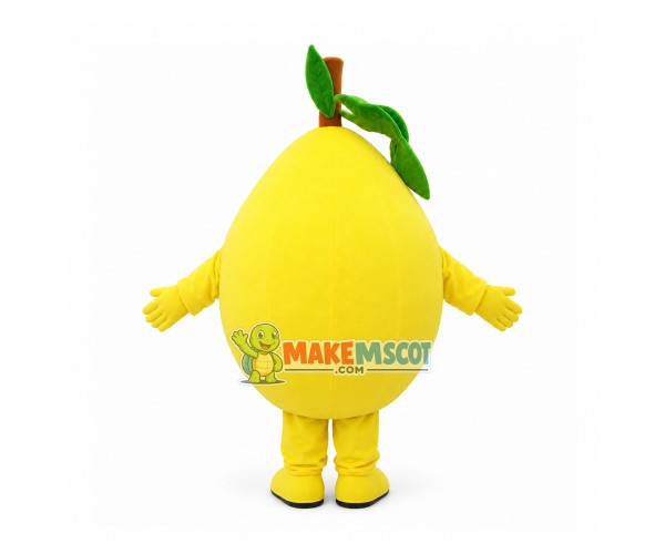 Customized Cartoon Smiley Lemon Mascot Costume Customized Cartoon Smiley Lemon Mascot Costume
