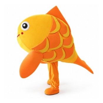 Swimming Golden Carp Mascot Costume Swimming Golden Carp Mascot Costume