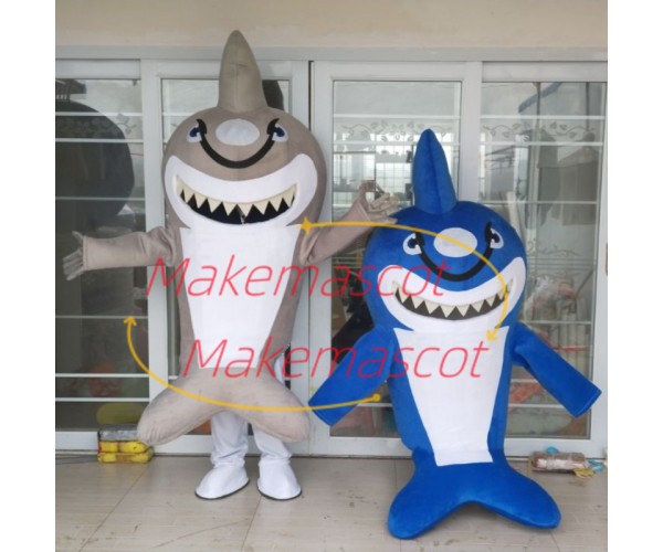 Adult Style Ferocious Shark Mascot Costume Adult Style Ferocious Shark Mascot Costume