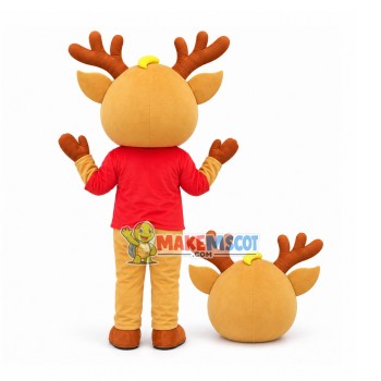 Vivid Beautiful Sika Deer Mascot Costume