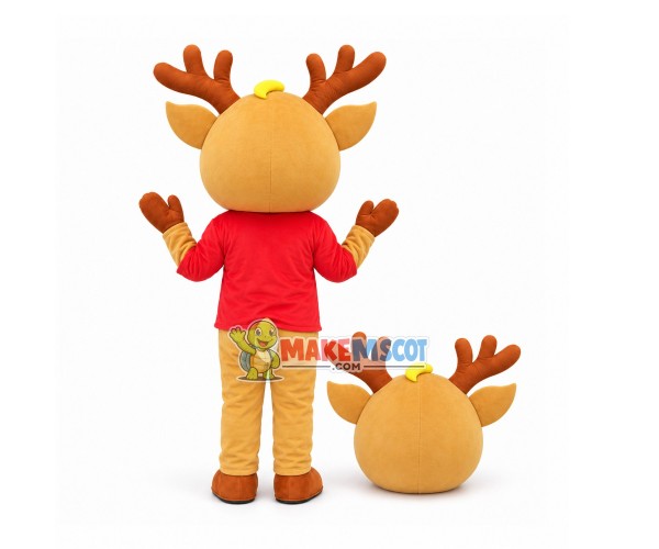 Vivid Beautiful Sika Deer Mascot Costume