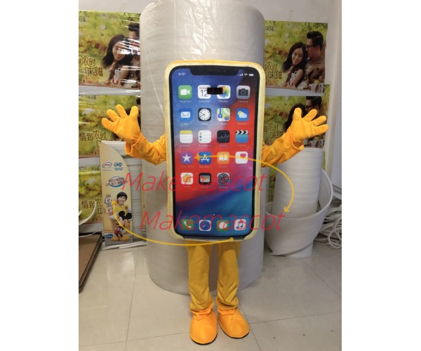 Big Screen Android Phone Cartoon Mascot Costume Big Screen Android Phone Cartoon Mascot Costume