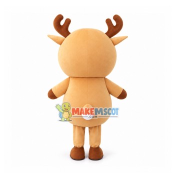 Growing Red Nosed Fawn Mascot Costume