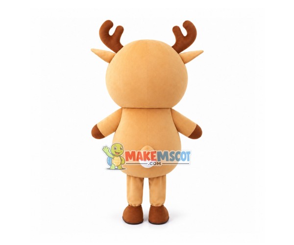 Growing Red Nosed Fawn Mascot Costume