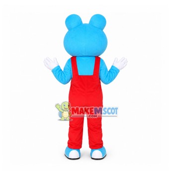 Bright Frog With Happy Smile Mascot Costume