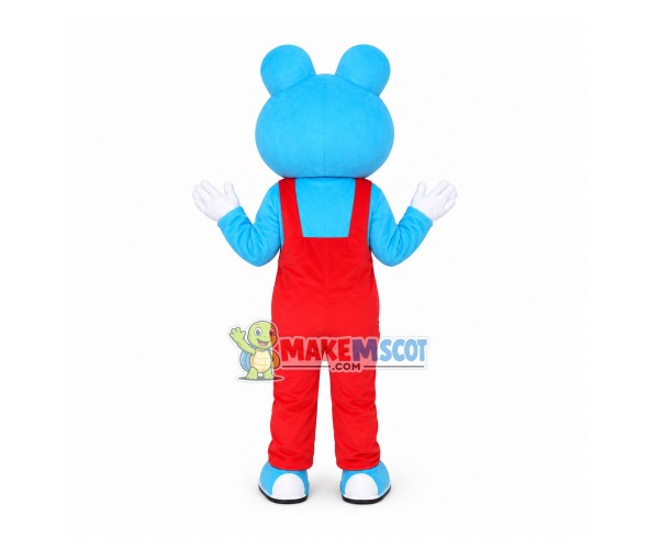 Bright Frog With Happy Smile Mascot Costume Bright Frog With Happy Smile Mascot Costume