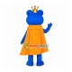 Cheerful Crown Frog Mascot Costume For Event Cheerful Crown Frog Mascot Costume For Event