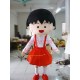 Optimistic Girl Chibi Maruko-chan Mascot Costume Optimistic Girl Chibi Maruko-chan Mascot Costume