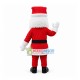 Santa Claus With Blue Glasses Mascot Costume Santa Claus With Blue Glasses Mascot Costume