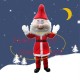 Gentle Santa Claus With Smile Mascot Costume Gentle Santa Claus With Smile Mascot Costume