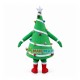 Christmas Tree With Silver Star Mascot Costume Christmas Tree With Silver Star Mascot Costume