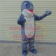 Gray Dolphin With Mild Temper Mascot Costume Gray Dolphin With Mild Temper Mascot Costume