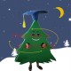 Christmas Cartoon Doctor Pine Tree Mascot Costume Christmas Cartoon Doctor Pine Tree Mascot Costume
