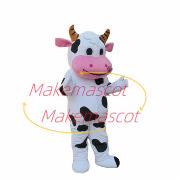 Lifesome Cow of The Farm Mascot Costume